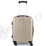 Cabin suitcase 55cm rigid ABS Golden