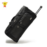 High quality 32"40" Inch super large rolling luggage bag big trolley travel bag on wheels canvas High capacity hight 100cm