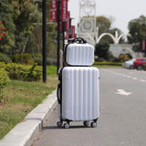 22‘’24/28 inch travel suitcase on spinner wheels rolling luggage set 20'' carry on cabin trolley luggage bag Women luggage set