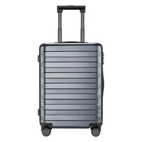 NINETYGO 90FUN 20 24 inch Set Carry On Luggage Spinner Lightweight Hardshell Suitcase with TSA Lock for Travel Business Black